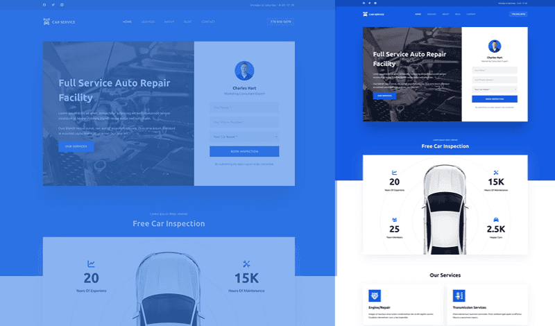 汽车零件行业外贸独立站