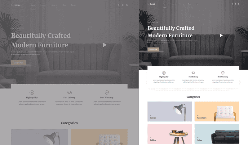 家具行业外贸独立站