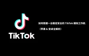 如何搭建一台稳定安全的 TikTok 模拟工作机（苹果 & 安卓全解析）