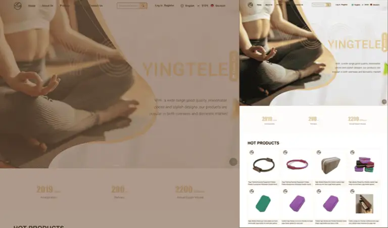 养生行业外贸独立站