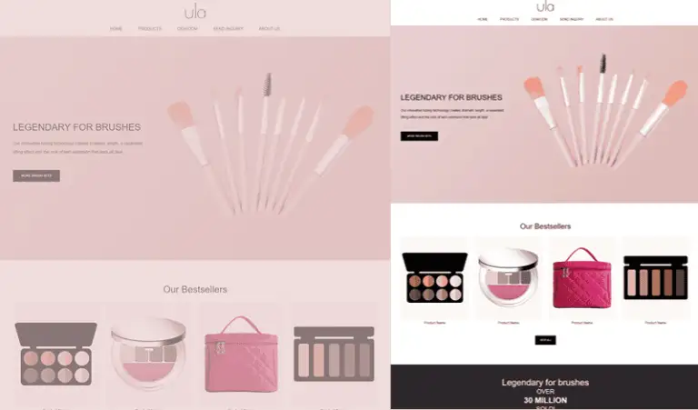 化妆品行业外贸独立站