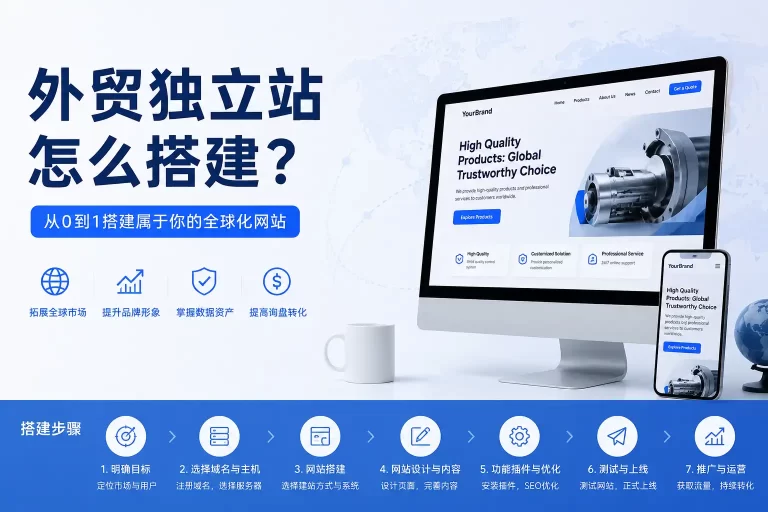 外贸独立站怎么搭建